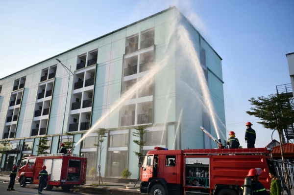 Green i-Park diễn tập phòng cháy chữa cháy và cứu hộ cứu nạn