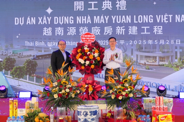 Khởi công dự án 120 triệu USD tại Khu công nghiệp Liên Hà Thái