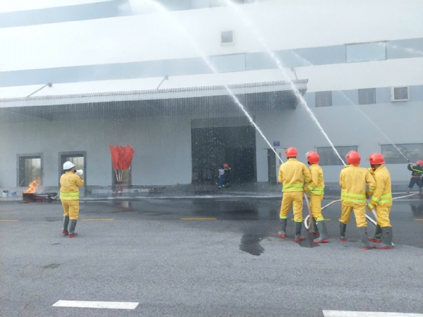 Green i-Park diễn tập phòng cháy chữa cháy và cứu hộ cứu nạn