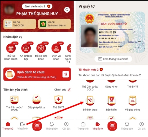 Hướng dẫn kiểm tra, xác thực số điện thoại chính chủ qua ứng dụng VNeID