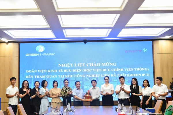 Green i-Park đón đoàn sinh viên Viện Kinh tế Bưu điện trải nghiệm tại KCN Liên Hà Thái