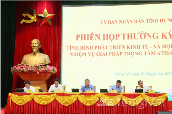 Hưng Yên: Tăng trưởng GRDP đạt 10,5% trong 6 tháng đầu năm 2026