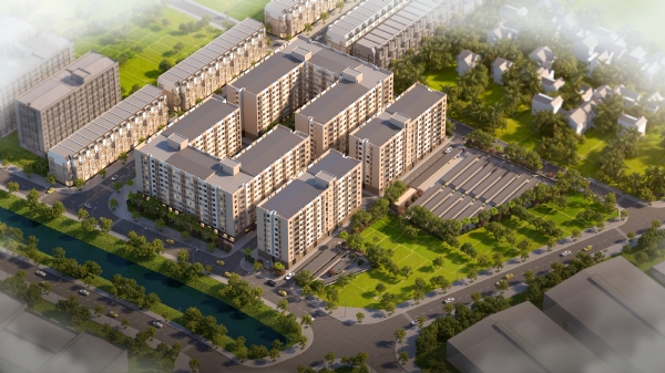 Khởi công công trình Nhà ở cho thuê - Khu nhà ở lưu trú - Nhà ở xã hội tại KCN Liên Hà Thái (khu kinh tế tỉnh Hưng Yên): Xây dựng cộng đồng dân cư góp phần phát triển bền vững KCN