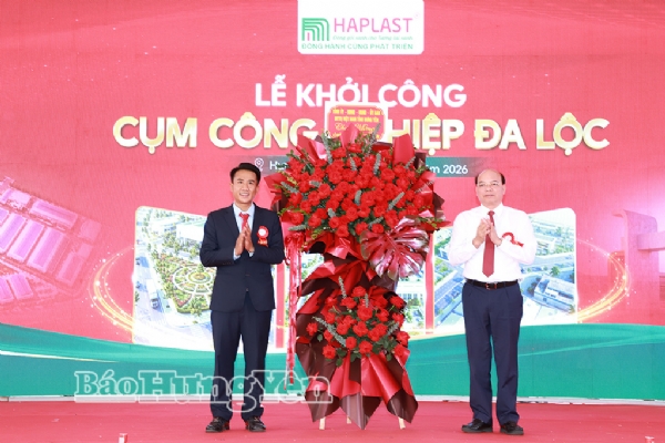 Khởi công dự án Cụm công nghiệp Đa Lộc